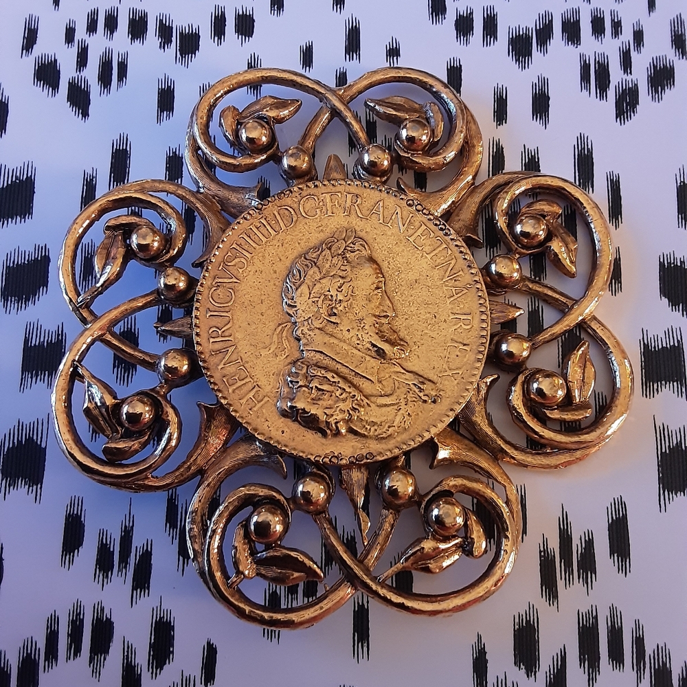 Huge RJ Graziano Vintage Brooch